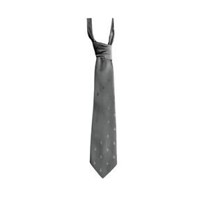 Vintage Lilly Daché Gray Paisley Silk Necktie Made USA Old Money Tie